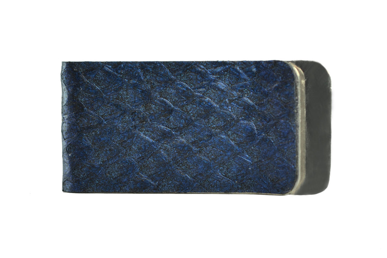 Fish Leather Money Clip