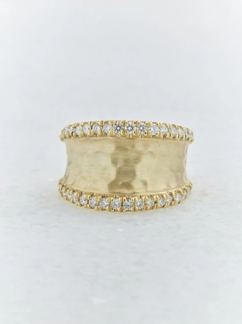 Raymond Mazza "Elizabeth" 14KY Gold & Diamonds 0.64 CTW Ring