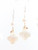 Casablanca Earrings – Silver, Mother of Pearl, Austrian Crystal