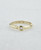 Raymond Mazza "Paige" 14KY Gold Bezel Set Diamond 0.10 CTW Ring