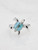 Alamea "Honu" Larimar Turtle Sterling Silver Ring