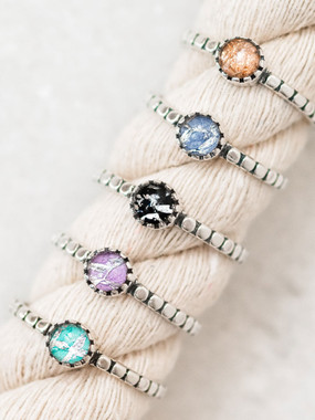 Rhine Ring, Eco-friendly Fish Leather Jewelry | Moonrise Jewelry