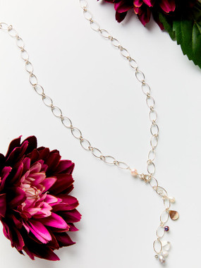 【HYERES LOR】25SS★ Champagne Moon Silver Hobo Necklace Amazon.com: Iaceble Boho Silver Long Necklace Chain Crescent