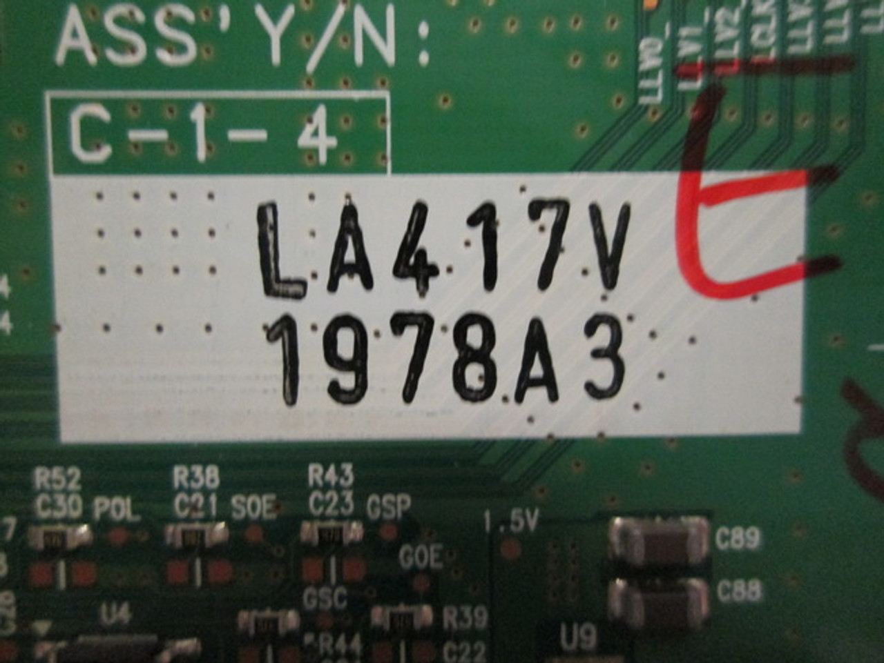 LG 42LC7D TCon 6870C0119A / 6871L1978A