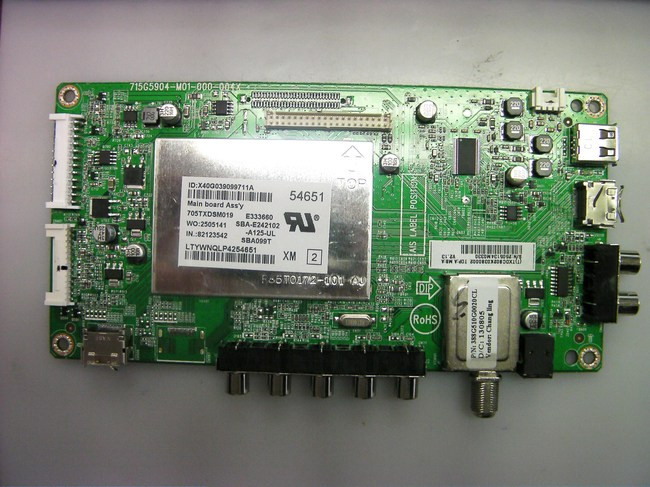 thumbnail interactive-video image 1 of VIZIO E390-A1 Main Board Set – 715G5560-M01-000-004K EEPROM Fix (Logo Freeze) 1 of 5