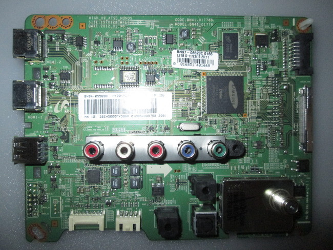 Samsung UN32EH5000F Main Board BN4101778B / BN9706523C / BN9405569B