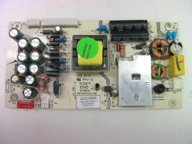 SCEPTRE E325BDHD POWER SUPPLY BOARD CQC04001011196 / LKPL270603A