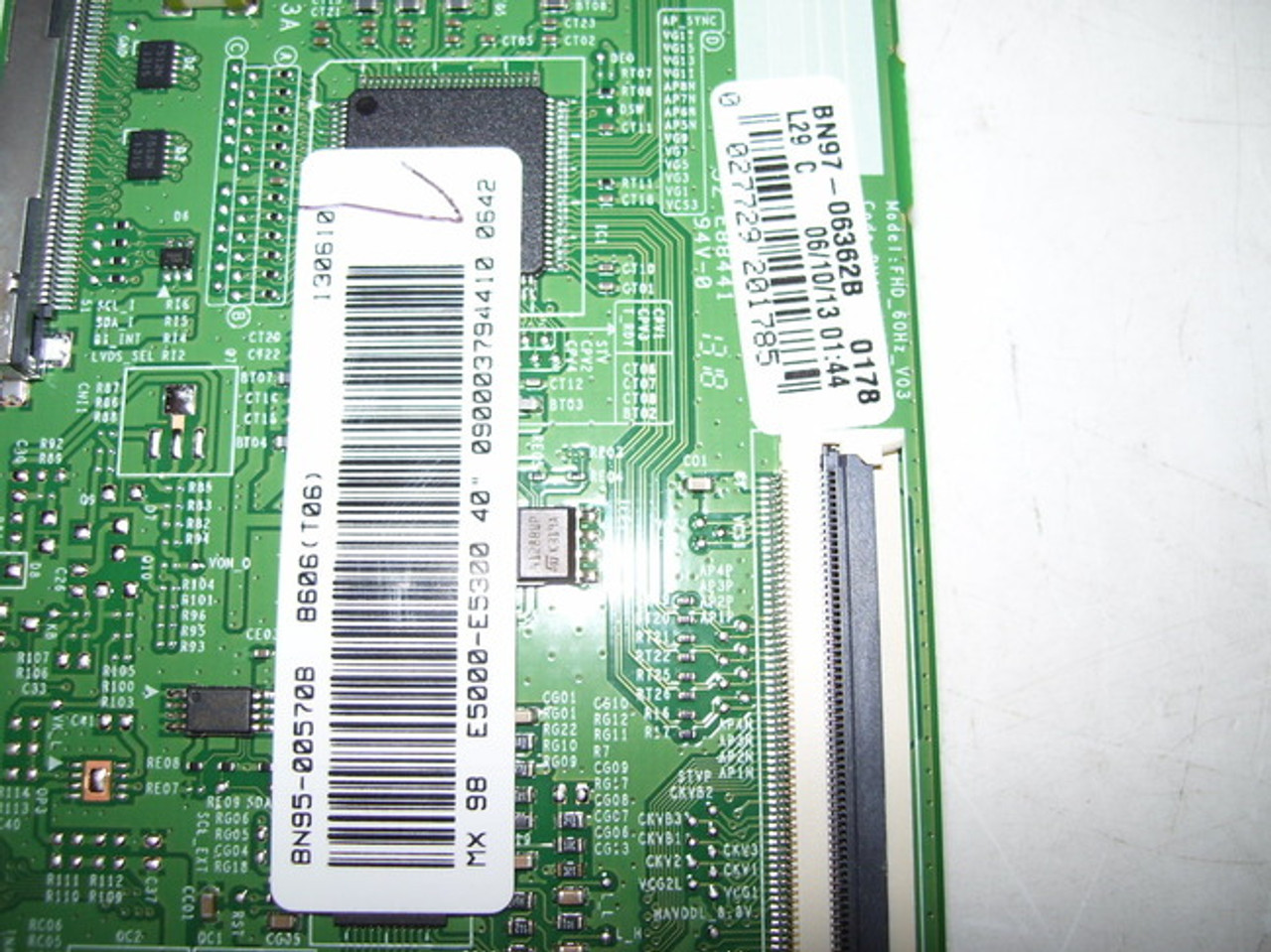 Samsung UN46EH5000FXZA TCon Board BN4101797A / BN9706362B / BN95