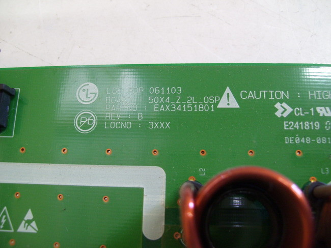 LG ZSUSTAIN BOARD EAX34151801 / EBR36223801