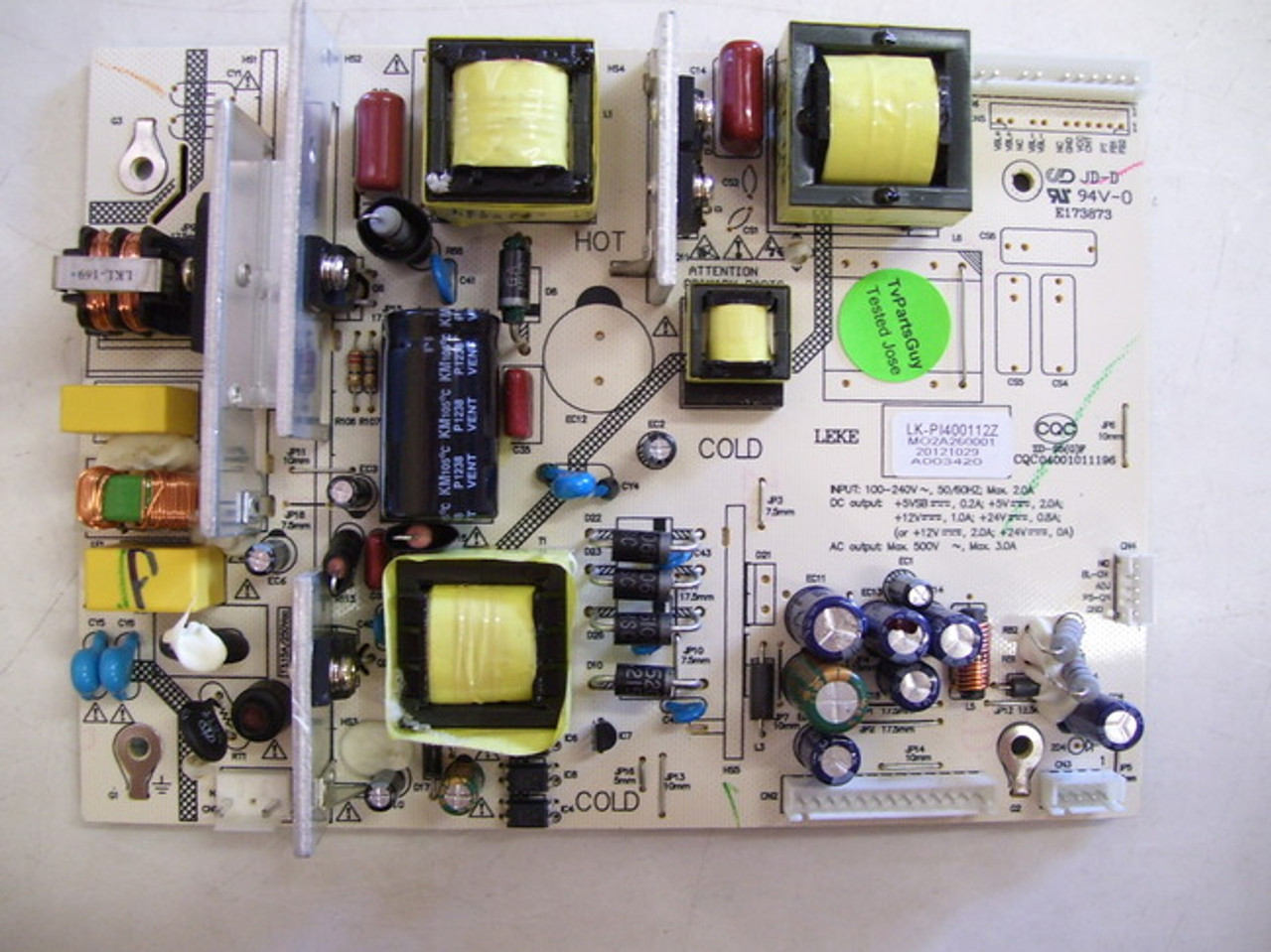 westinghouse lcd tv parts