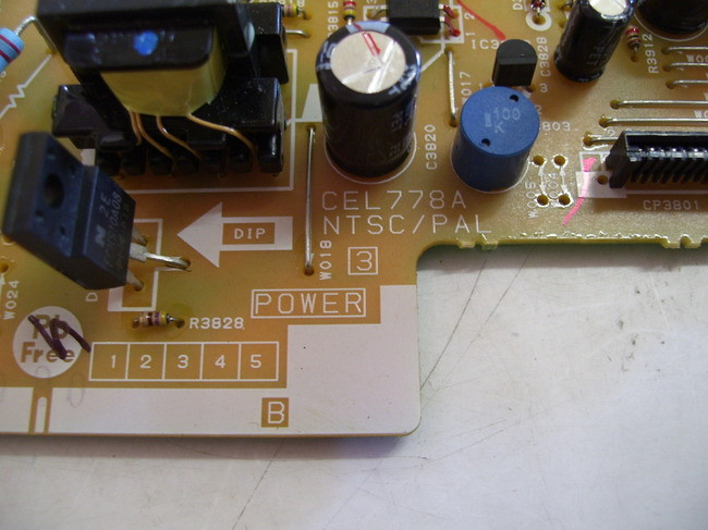 JVC LT46AM73 Power Supply Board CEL778A