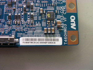 SANYO DP46841 TCON BOARD T460HW03 VF / 5546T09C28