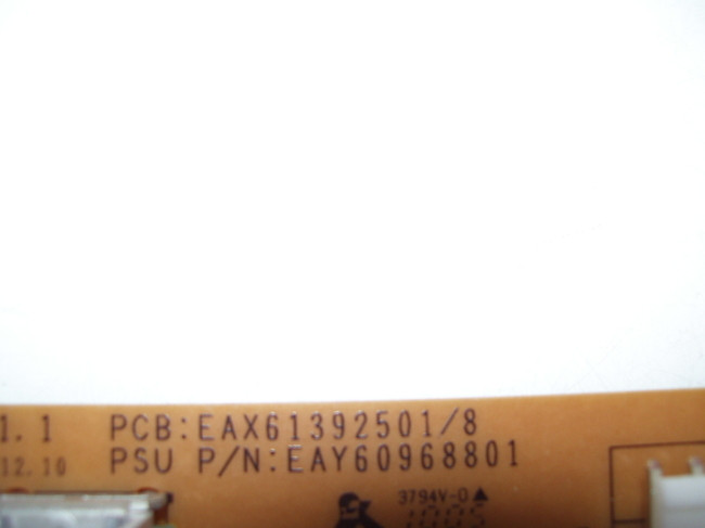 Membrane De Commutation Et Contrôleur Tactile LG EBF60735402 Pour 50PK250-UA