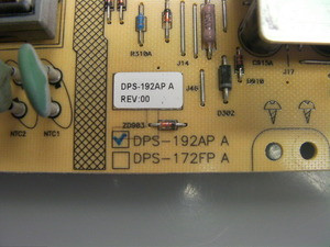 Vizio E370VL Power Supply Board DPS192APA / 050004071020