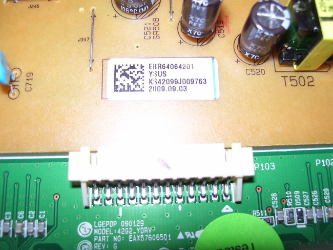 LG 42PQ10-UB Y-Sustain & Buffer Board KIT EAX60764001 & EAX57606501 ...