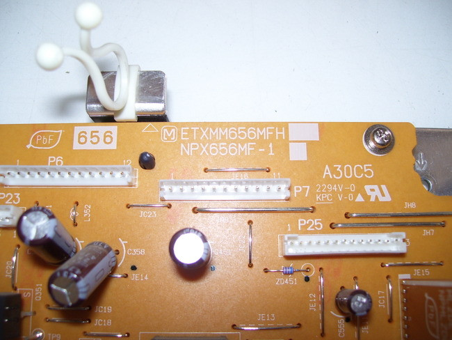 Panasonic Power Supply Board NPX656MF1 / NPX656MF2 / ETXMM656MFH