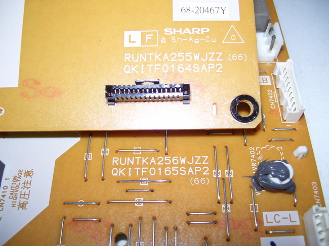 Sharp Inverter Board Set RUNTKA255WJZZ & RUNTKA256WJZZ & RUNTKA257WJZZ ...