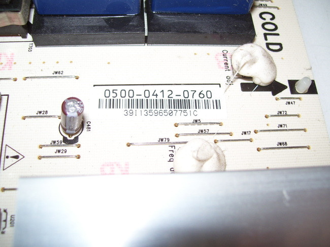 Vizio 0500-0407-0730  DPS-172EP A  Power Supply Backlight Inverter