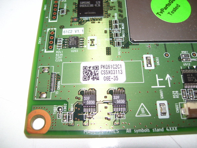 NEC PX-61XM2A Main LOGIC CTRL Board NPC1-51035 / PKG61C2C1