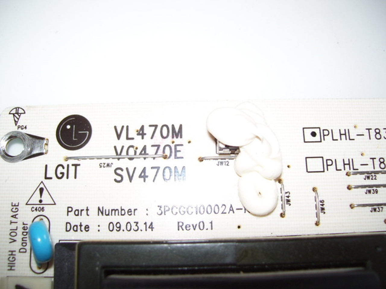 Vizio VL470M Power Supply Board 3PCGC10002AR / 050004120700