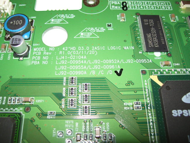 Philips Main Logic Control Board