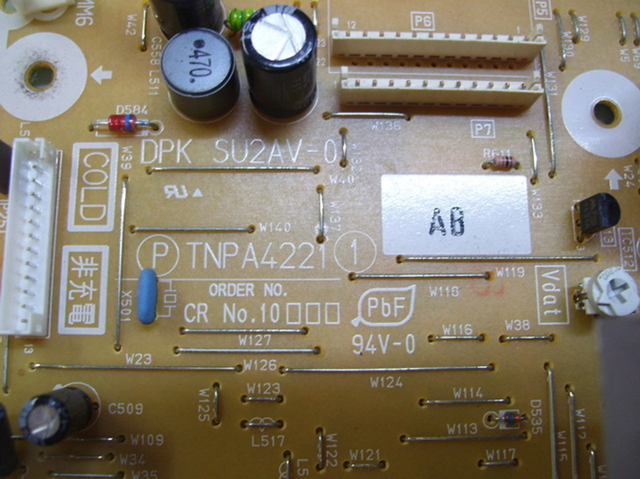 Panasonic Power Supply Board TNPA4221AB