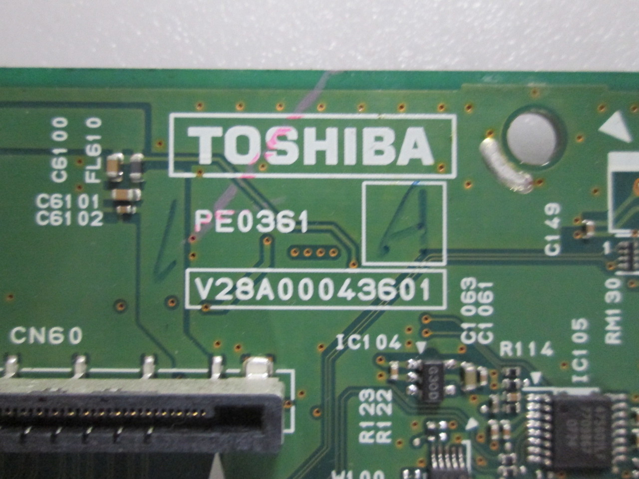 Carte Mère Toshiba 42HL167 SEINE BOARD 75007224 - Pièce Occasion