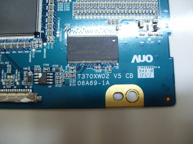 Insignia NS-LCD37 T-Con Board T370XW02 V5 CB / 06A69-1A / 5537T03021 ...