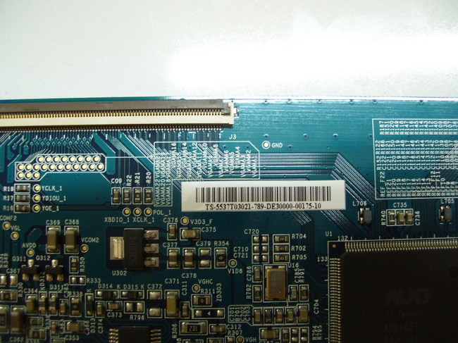 Insignia NS-LCD37 T-Con Board T370XW02 V5 CB / 06A69-1A / 5537T03021 ...