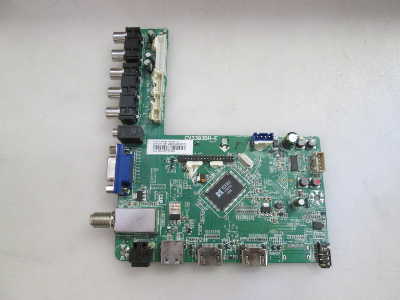 Insignia 890M0003N25 36J1052 CV3393BHE NS32D20SNA14 Main Board