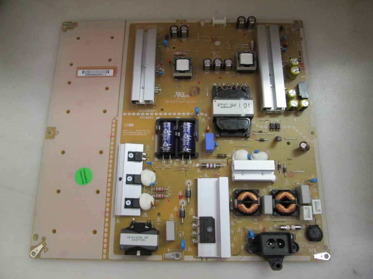LG 65UF6450UA Power Supply Board EAX66510701 / EAY63989301