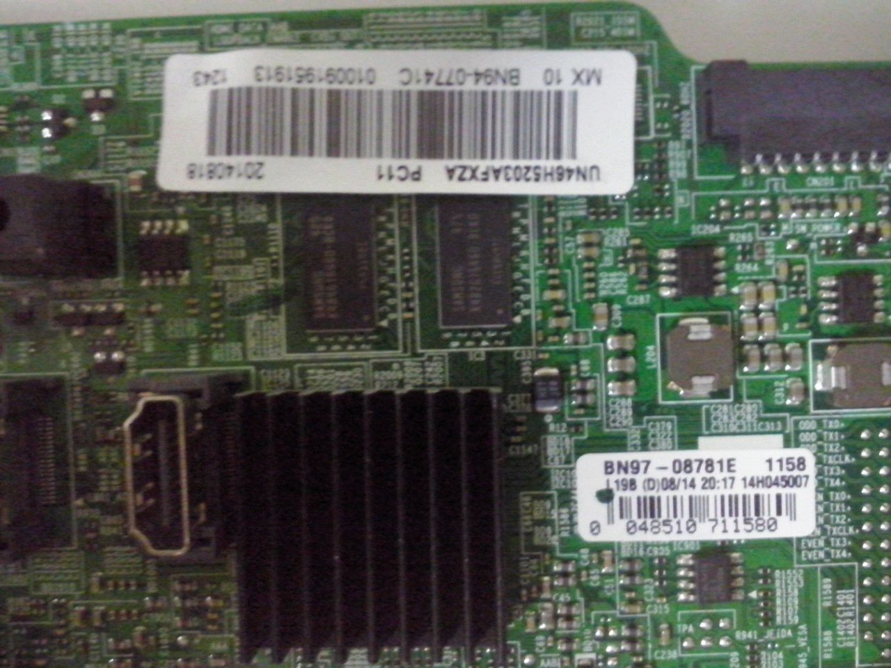 Samsung UN46H5203AF Main Board BN9407741C / BN9708781E