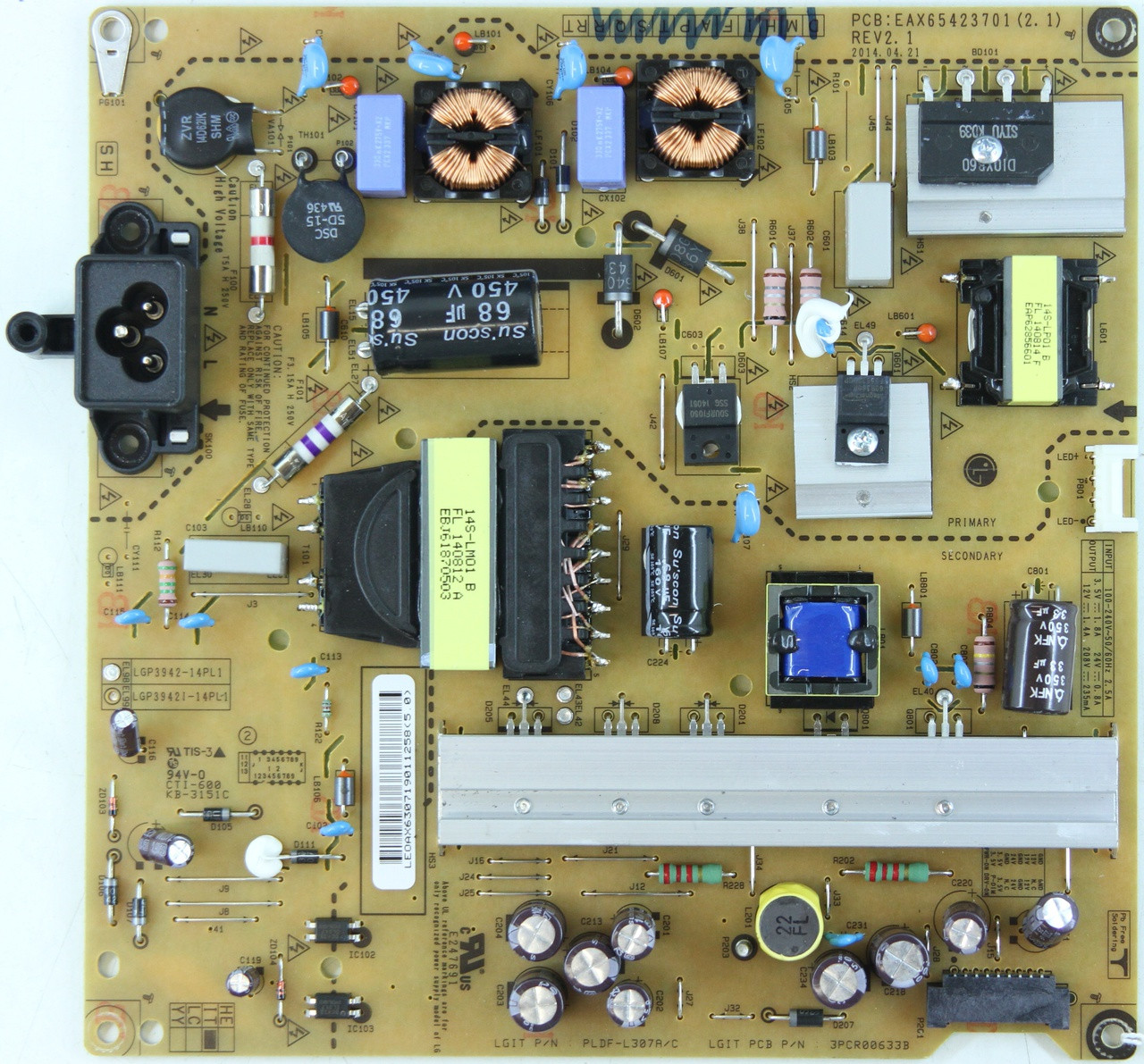 Плата питания lg. Eax65423701 2.1. Eax65423701 1.9. Lgp3942-14pl1. 42lb582v блок питания.