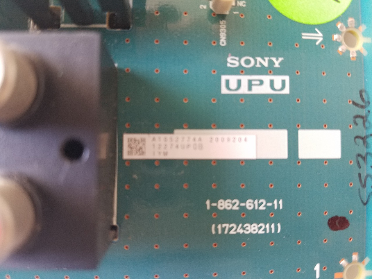 Sony KE-42M1 TERMINAL Board A-1052-774-A / 1-862-612-11(172438211
