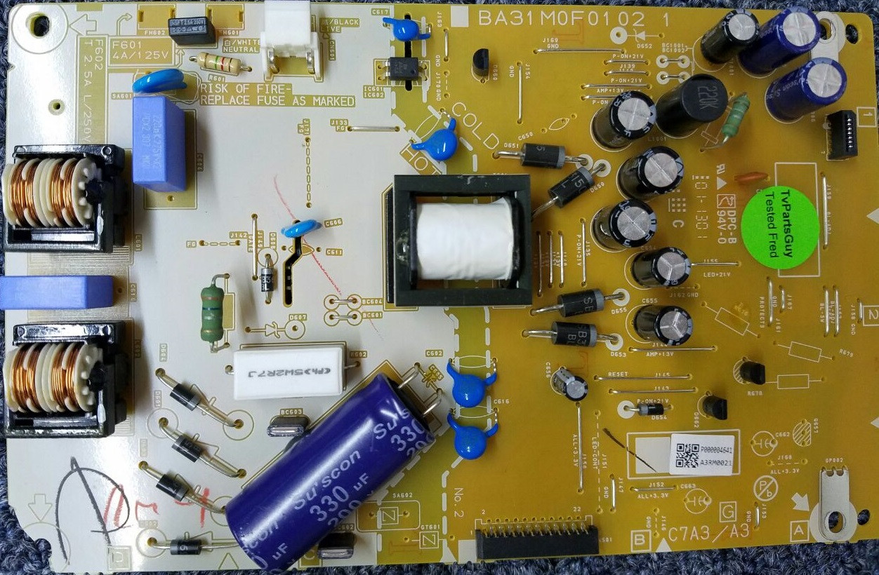 Carte D'alimentation Philips Pour TV 50PFL3707/F7 - Réf A21UHMPW (BA21T0F0102)