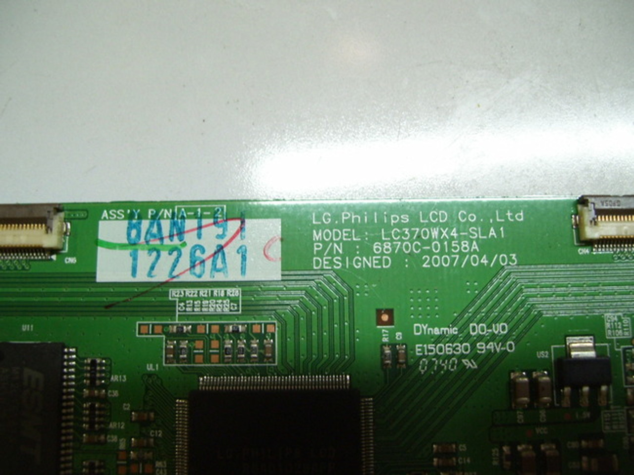 LG 37LC7DUB TCon Board 6871L1226A / 6870C0158A