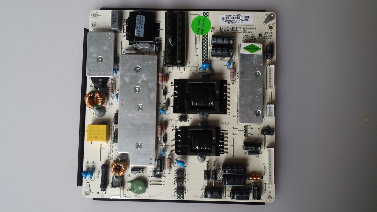 Seiki SE39UY04 Power Supply MP3618-N / MP3618 - TvPartsGuy.com