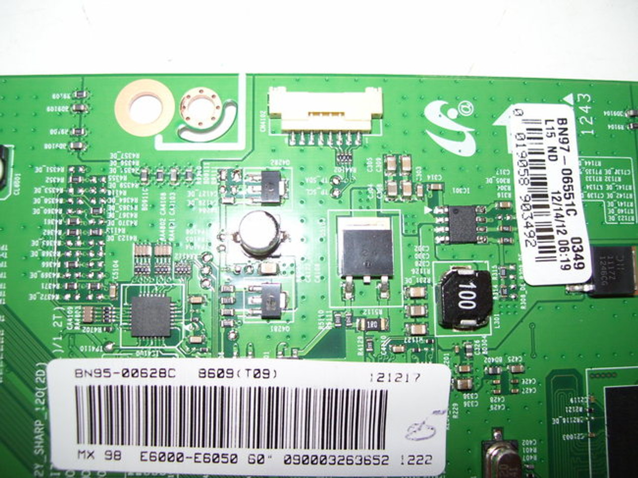 Samsung UN60EH6003F ORIGINAL TCon Board BN9500628C / BN9706551C