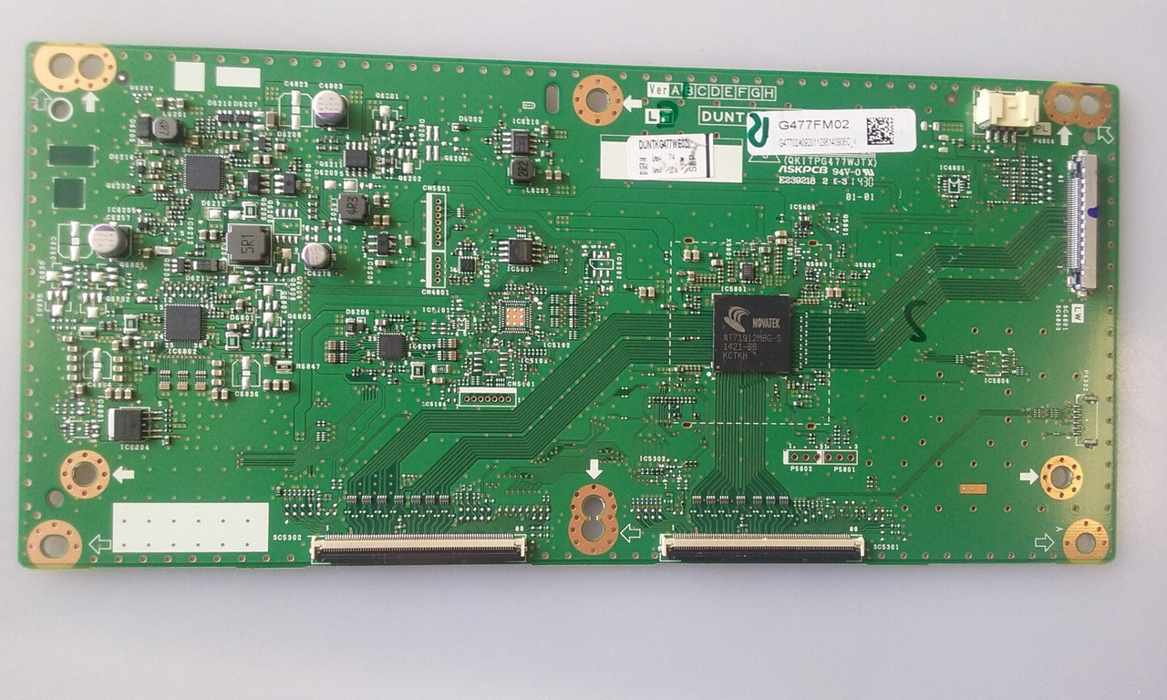 Sharp LC-70C6600U T-Con Board DUNTKG477WE021 / QKITPG477WJTX
