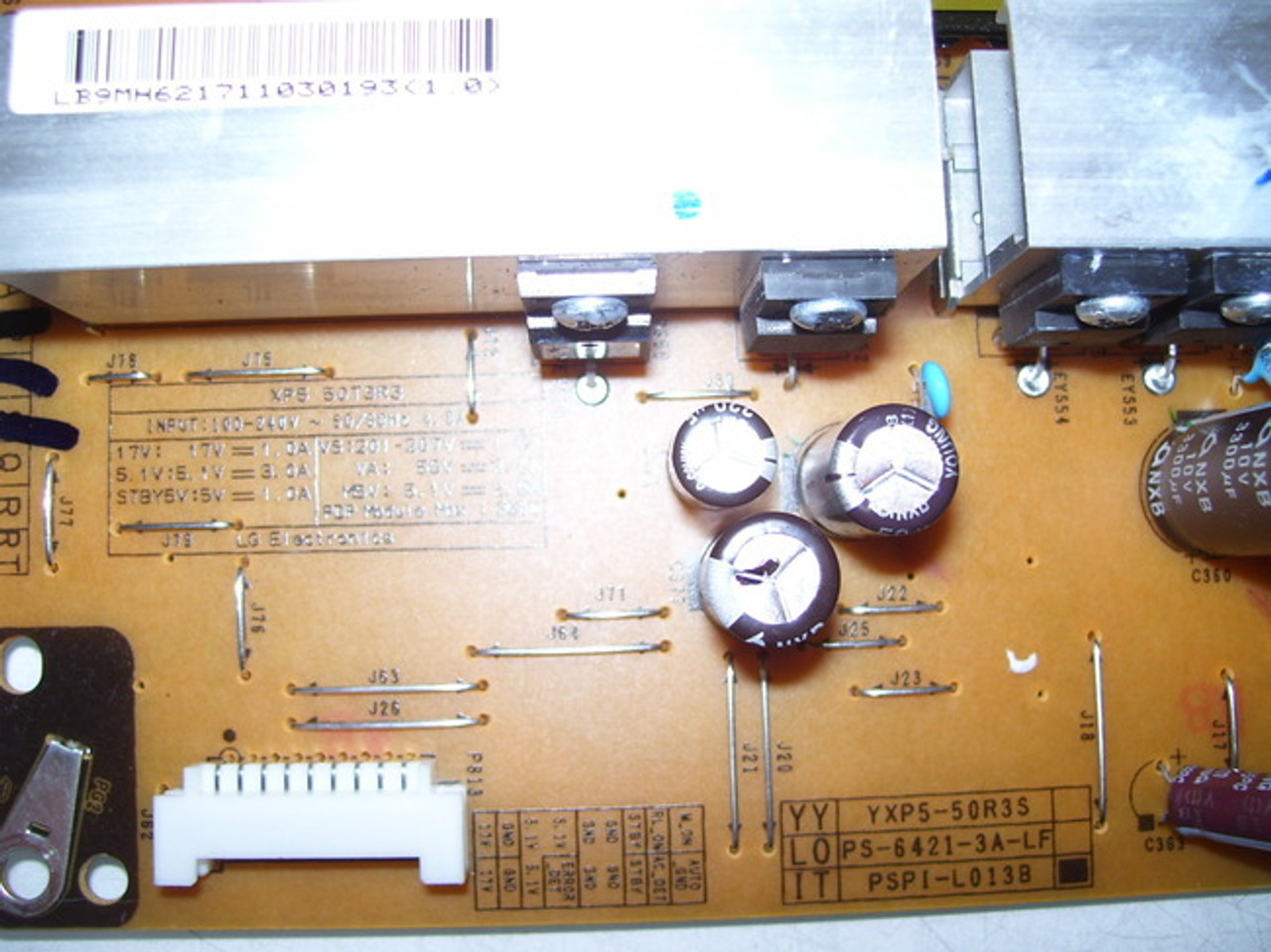 LG 50PT350UD Power Supply EAY62171103 / EAX63329903/1