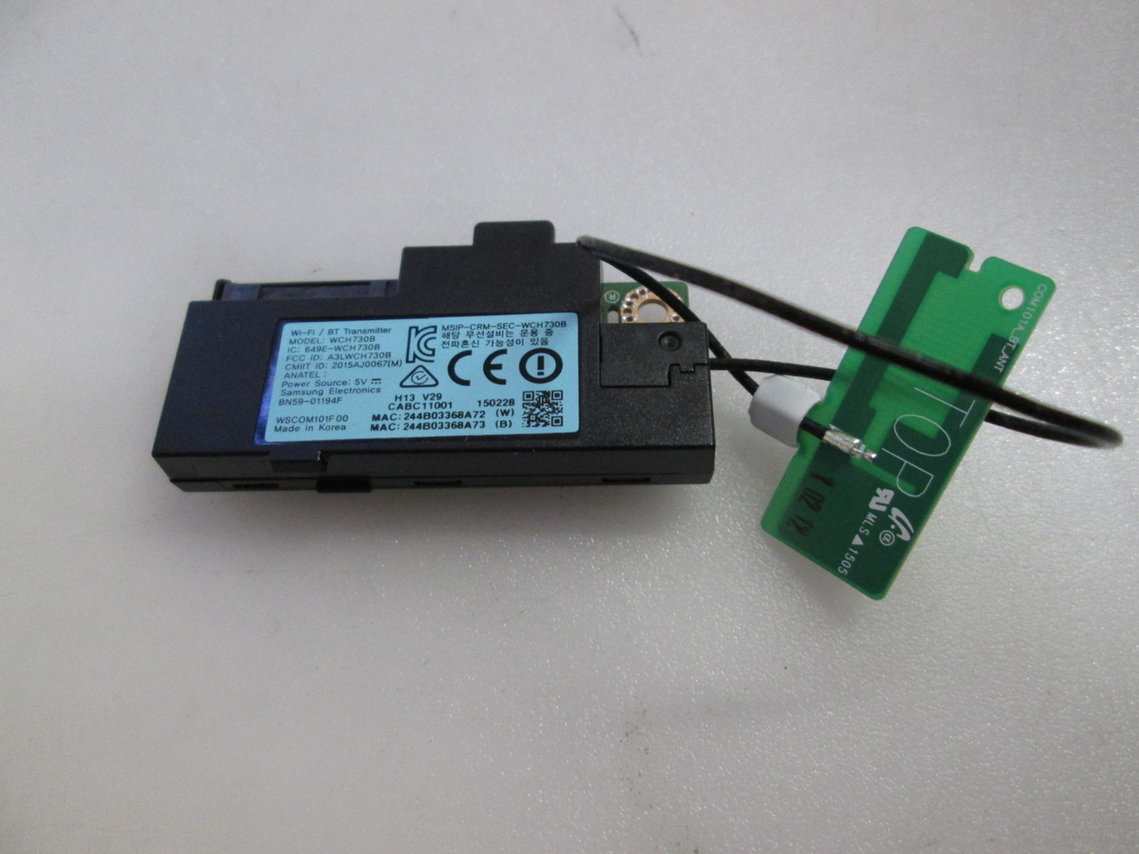 Samsung UN60JU650DF WI-FI Module BN59-01194F / WCH730B - TvPartsGuy.com