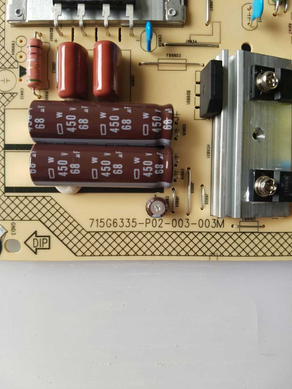 Sharp LC42LB261U Power Supply PLTVDQ341XXPR / 715G6335P02003003M