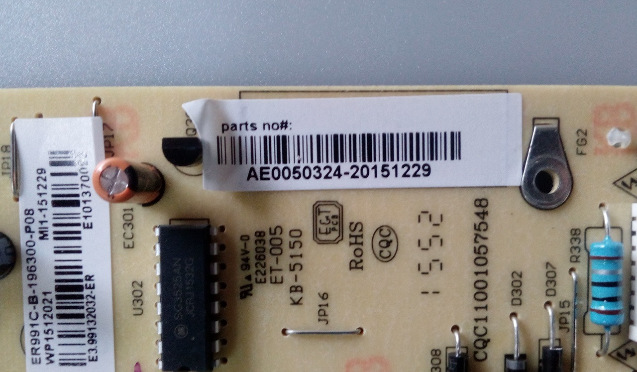 RCA LED55G55R120Q Power Supply AE0050324 / ER991C