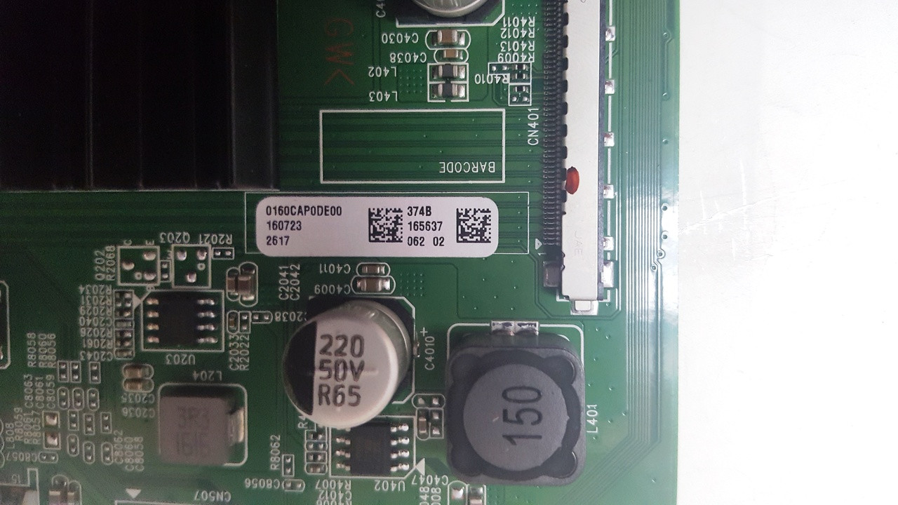 Y8387672S VIZIO MAIN BOARD, 1P-016C500-4013, 0180CAS08E00, E80-E3 – TV