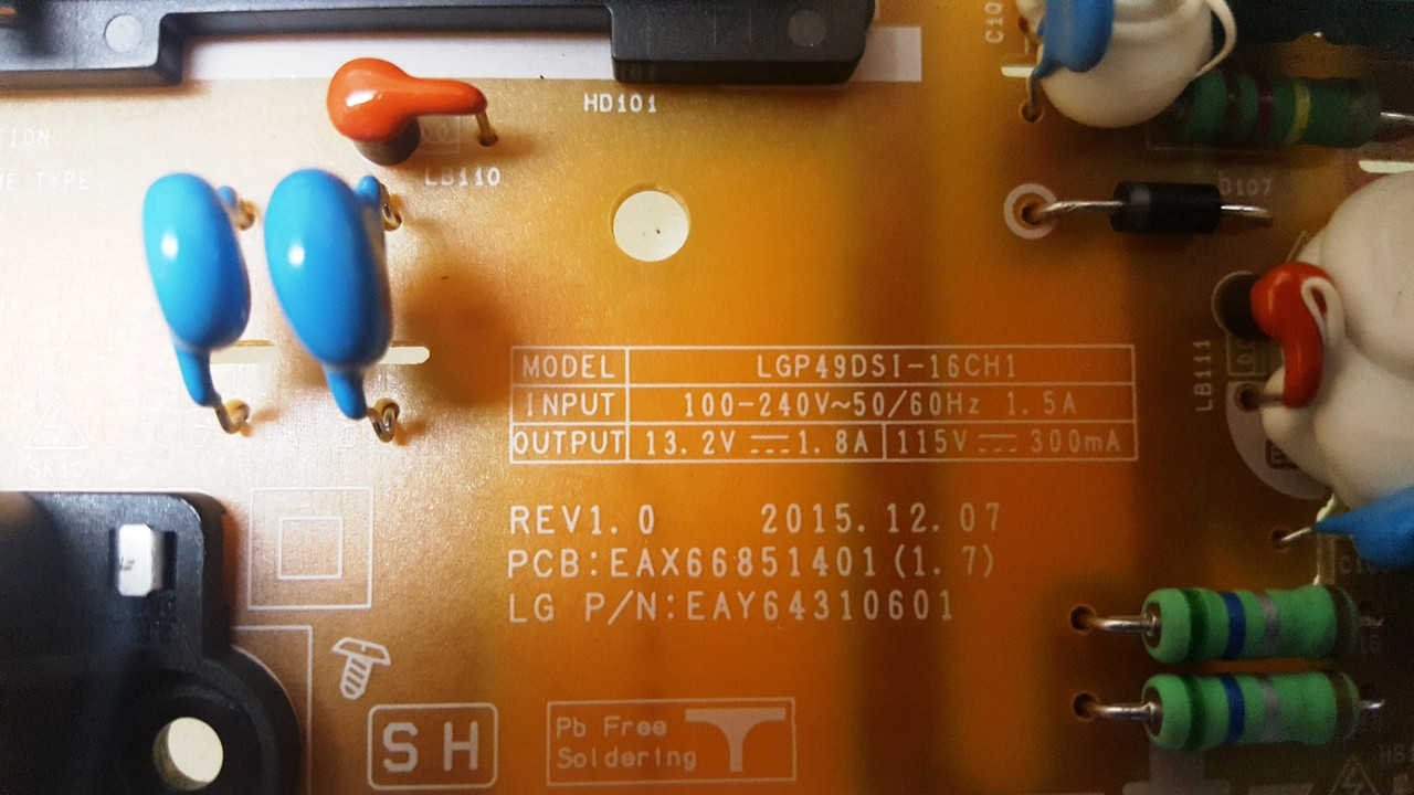 LG Power Supply Board - Thumbnail 4