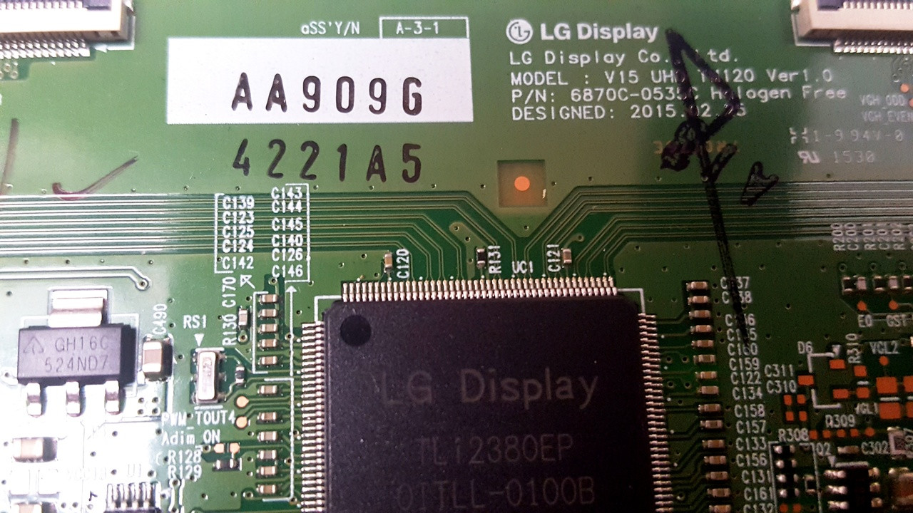 LG TCon Board 6870C-0535C / 6871L-4221A
