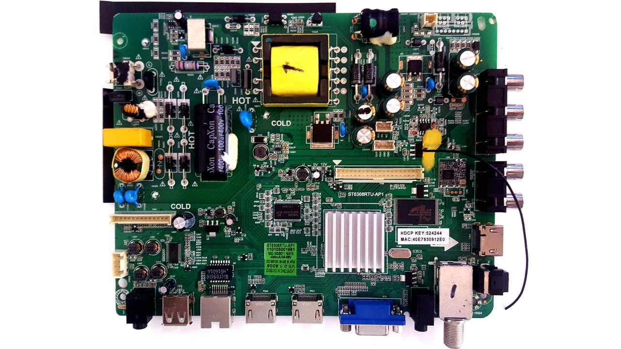 Seiki SE32HYT Main Board / Power Supply Board ST6308RTU-AP1