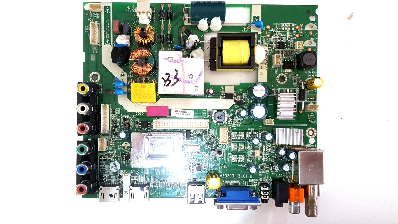 HAIER Main Board MS33931-ZC01-01 / 2010009540 - TvPartsGuy.com