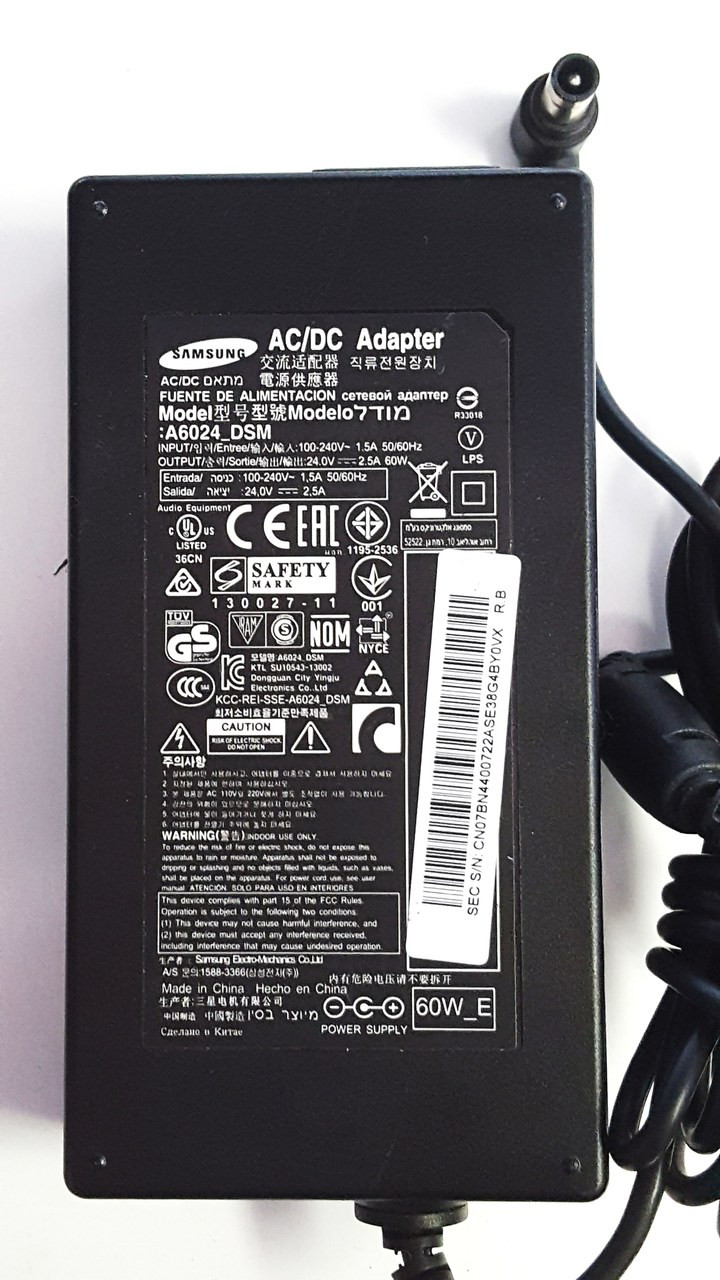 Original Samsung AC / DC Adapter BN4400722A