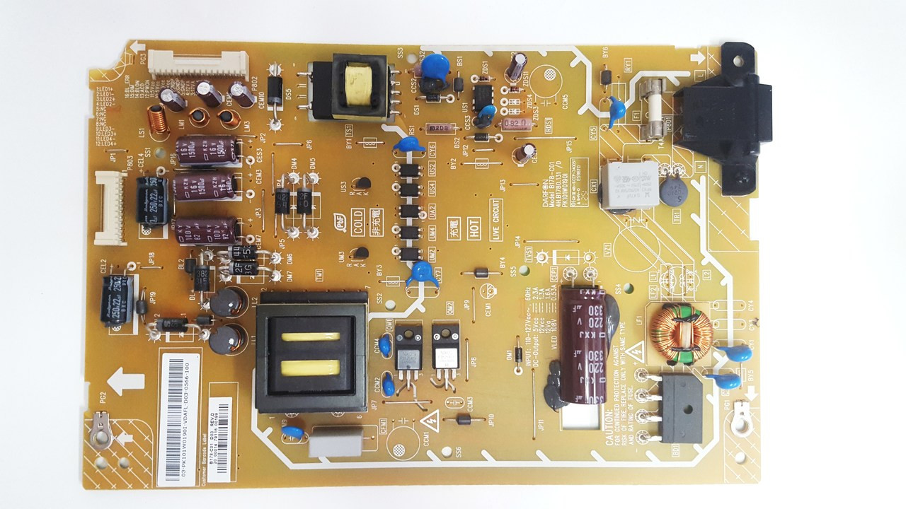 Panasonic TC-L39B6X Power Supply Board 4H.B1780.131 / PK101W0190I